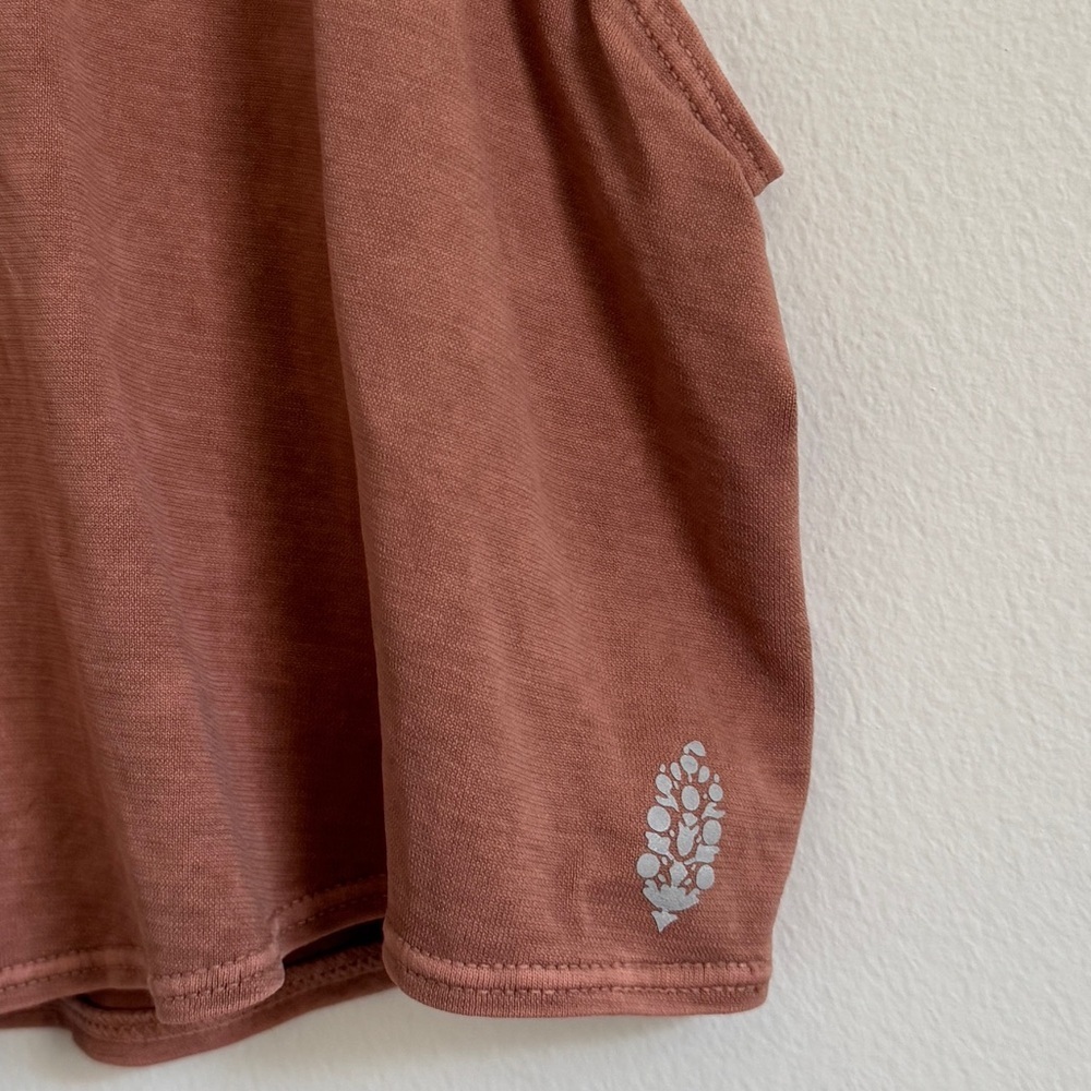 Free People Movement Loose Fit Muscle Tank Medium / Large Rust Orange - Picture 4 of 5